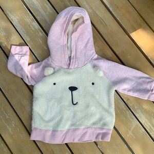 Gap hooded bear sweatshirt